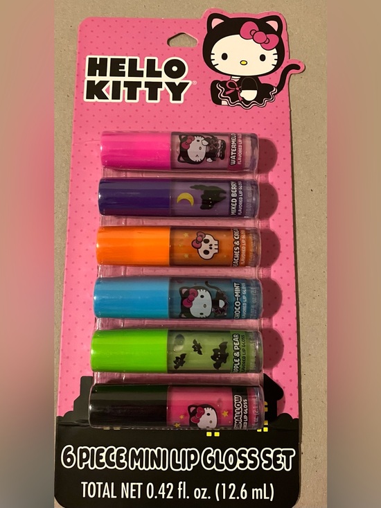 Sanrio Other - Sanrio Hello Kitty Pink Lip Gloss Set 6 wicked flavors